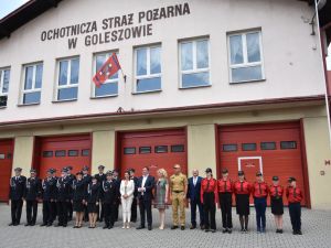 Powiększ obraz: Wizytacja ministra w Goleszowie