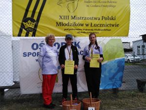 Powiększ obraz: Młodzi łucznicy na Mistrzostwach Polski Młodzików
