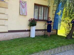Powiększ obraz: Uroczystość odsłonięcia tablicy  poświęconej profesorowi Pawłowi Puczkowi, foto: M.Kunc