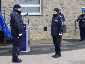Powiększ obraz: Uroczystości otwarcia Posterunku Policji w Goleszowie (5)