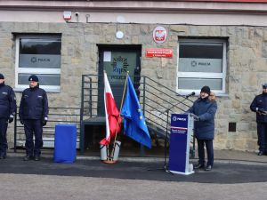 Powiększ obraz: Uroczystości otwarcia Posterunku Policji w Goleszowie (8)