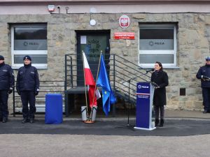 Powiększ obraz: Uroczystości otwarcia Posterunku Policji w Goleszowie (9)