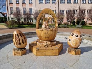 Powiększ obraz: Wielkanocne dekoracje w Goleszowie