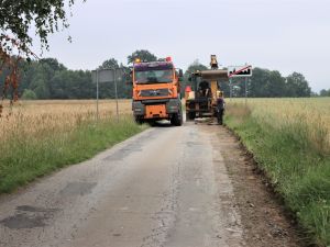 Powiększ obraz: Początek remontu na ul. Nierodzimskiej