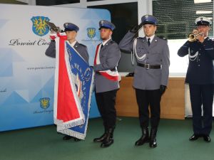 Powiększ obraz: Obchody Święta Policji w Cieszynie