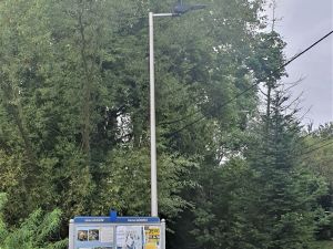 Powiększ obraz: Lampa solarna w Bażanowicach przy ul. Skotniej