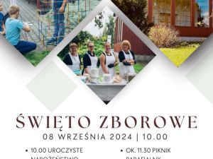 Powiększ obraz: Parafia Ewangelicko-Augsburska w Dzięgielowie zaprasza na święto zborowe, które odbędzie się w niedzielę, 8 września. 