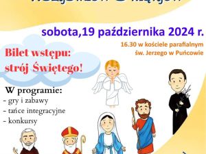 Powiększ obraz: Rzymsko-katolicka parafia św. Jerzego w Puńcowie zaprasza dzieci do udziału w "Balu Wszystkich Świętych", który odbędzie się w sobotę, 19 października.