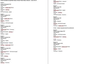 Powiększ obraz: Terminarz rozgrywek 2024/2025