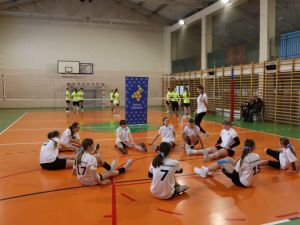 Powiększ obraz: Gminne Zawody w Piłce Siatkowej Dziewcząt i Chłopców