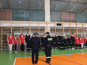 Powiększ obraz: I Halowe Zawody Sportowo-Pożarnicze Młodzieżowych Drużyn Pożarniczych