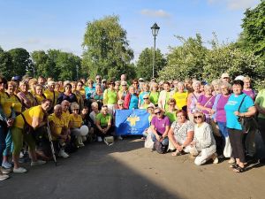 Powiększ obraz: Seniorzy z gminy Goleszów podczas XII Międzynarodowych Senioraliów w Krakowie