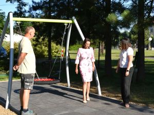 Powiększ obraz: Placu zabaw w Przedszkolu w Dzięgielowie 