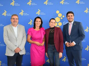 Powiększ obraz: Delegacja z gminy Reiskirchen z wizytą w Goleszowie z okazji święta plonów