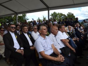 Powiększ obraz: Przedstawiciele gminy Lokca