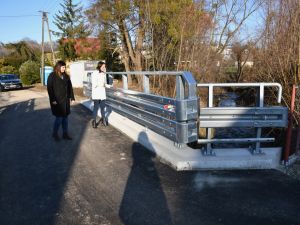 Powiększ obraz: Piątym odebranym zadaniem była odbudowa mostu na ulicy Krętej w Puńcowie. 