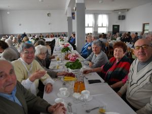Powiększ obraz: Spotkanie seniorów z Goleszowa Dolnego.