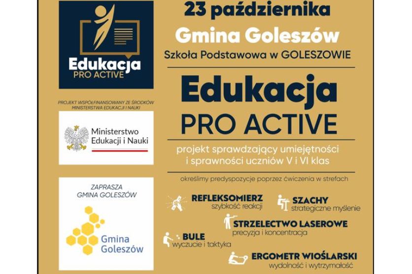 Edukacja Pro Active w SP Goleszów