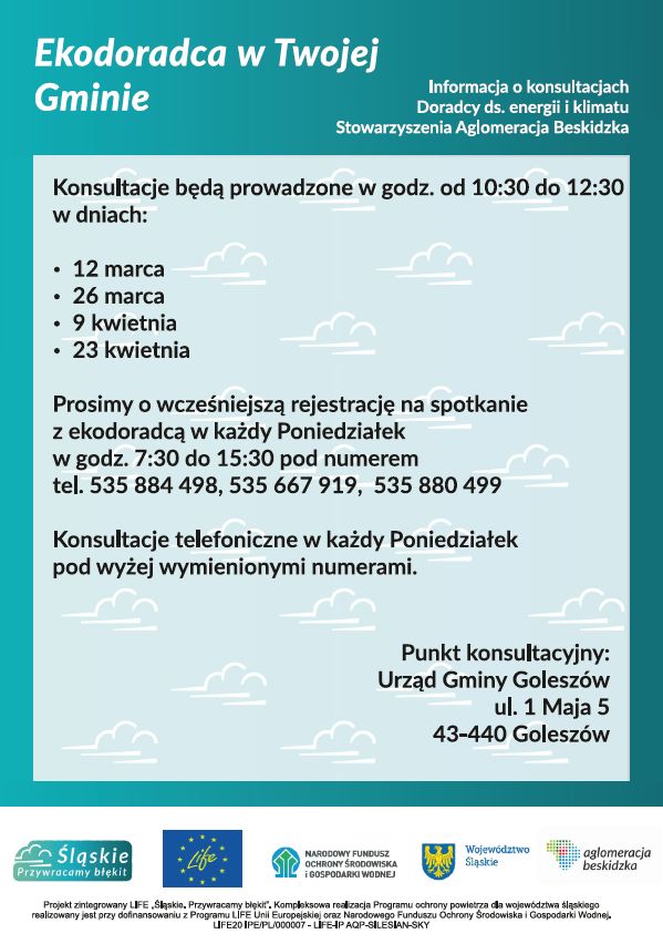 Powiększ obraz: Dyżury ekodoradcy marzec-kwiecień 2026