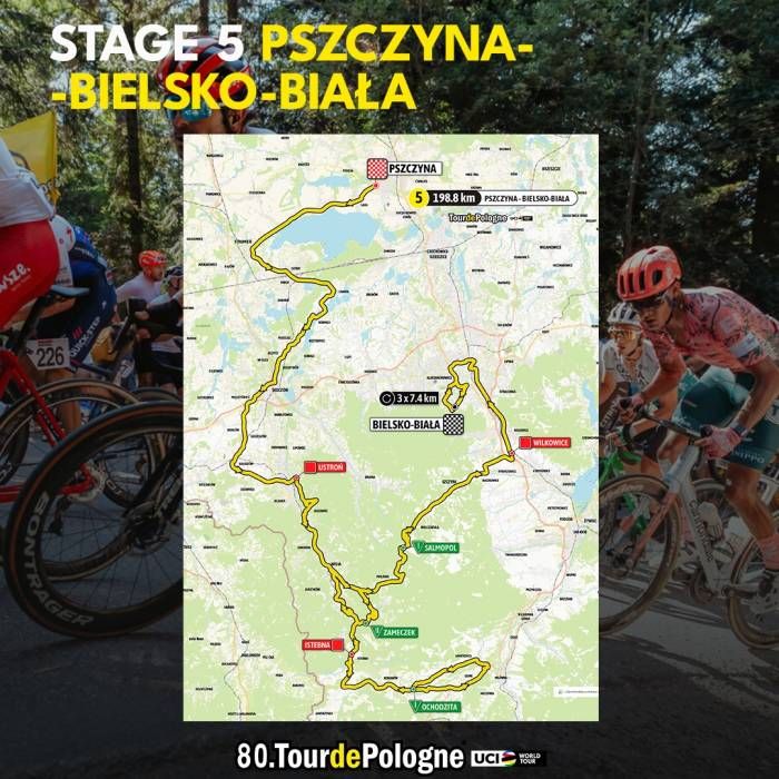 Tour de Pologne w Gminie Goleszów